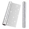 jojofuny Snowflake Cellophane Wrap Roll - Clear Christmas Wrapping Paper for Present Baskets, Holiday Treat Bags, Arts & Crafts Supplies, Xmas Snowflakes Holiday Design, 15.7" x 100ft view 1