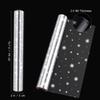 jojofuny Snowflake Cellophane Wrap Roll - Clear Christmas Wrapping Paper for Present Baskets, Holiday Treat Bags, Arts & Crafts Supplies, Xmas Snowflakes Holiday Design, 15.7" x 100ft view 4