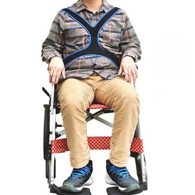 Healifty Seat Adjustable Breathable Chest Cross Positioning Anti-Slip Restraint Systems for Patients Elderly Cares
