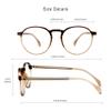VisionGlobal Blue Light Blocking Glasses for Women/Men, Anti Eyestrain, Computer Reading Glasses, Stylish Square Frame, Anti Glare (Brown, +1.50 Magnification) view 3
