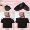 WILLBOND 4 Pairs Women Shoulder Pads Push up Soft Adhesive Silicone Anti Slip Enhancer Shoulder Pads for Women Clothing(Black, Flesh Color, Transparent, Transparent Flesh Color) view 3