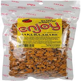 Enjoy Sakura Arare Rice Crackers, 8 Ounce-SET OF 10