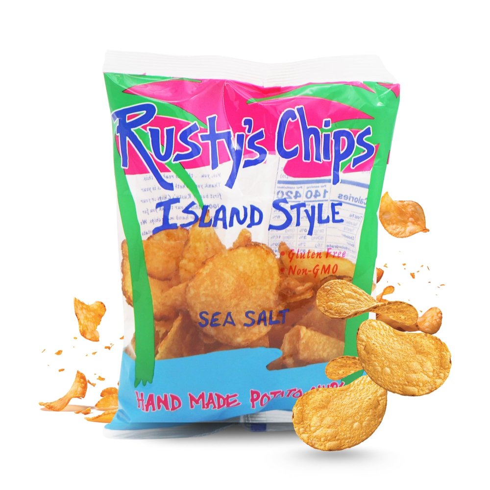 Rustys Chips - Crunchy & Healthy Chips for a Quick Bite - Gluten Free Chips, No Preservatives, Non-GMO, Vegan-Friendly Snack Pack