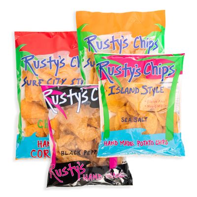 Rustys Chips - Crunchy & Healthy Chips for a Quick Bite - Gluten Free Chips, No Preservatives, Non-GMO, Vegan-Friendly Snack Pack