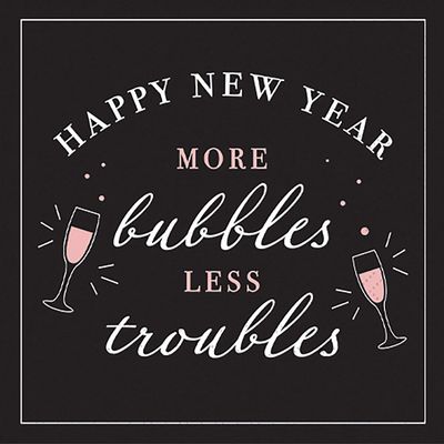 Design Design Merry Christmas Classic Script Beverage Napkin, Multicolor (More Bubbles Less Troubles)