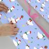 CUXWEOT Gift Wrapping Paper Roll Christmas Duck for Christmas,Birthday,Holiday,Wedding,Baby Gifts Packing - 3Rolls - 58inch x 23inch Per Roll view 2