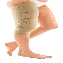 mediven CircAid Juxtafit Essentials Upper Leg With Knee long beige left small