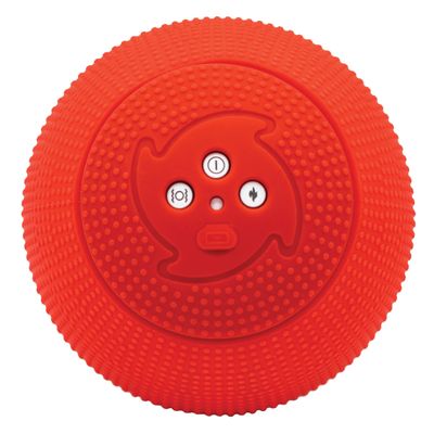 MyoStorm Heating Vibrating Massage Ball Roller for Deep Tissue Muscle Recovery Therapy and Pain Relief w/Heat + 4 Speed Vibration