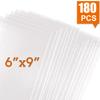 Clear Adhesive Cellophane Bags-180 PCS 6"x9" Self Sealing Bags Good for Bakery, Candle, Soap, Cookie etc. view 2