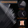 Clear Adhesive Cellophane Bags-180 PCS 6"x9" Self Sealing Bags Good for Bakery, Candle, Soap, Cookie etc. view 3