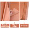 MIAHART 50 Sheets Rose Gold Tissue Paper Bulk 20X14 Inch Gift Wrap Paper Bulk Gift Wrapping Accessory Wrap for Wedding Birthday Party Favor Decor DIY Fringes Shredded Fill Confetti (Rose Gold) view 3