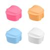 4 Pcs Bath Box alse Teeth Storage Container Box with Strainer Basket for Travel Cleaning (4 Colors) view 2