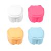 4 Pcs Bath Box alse Teeth Storage Container Box with Strainer Basket for Travel Cleaning (4 Colors) view 3
