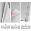 MIAHART 50 Sheets Silver Tissue Paper Bulk 20X14 Inch Metallic Gift Wrap Paper Gift Wrapping Accessory Wrap for Wedding Birthday Party Favor Decor DIY Fringes Shredded Fill Confetti (Silver) view 4