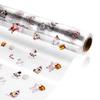 jojofuny Christmas Cellophane Wrap Roll 31.5x100Ft 3 Mil Thick Clear Cellophane Wrap Roll Christmas view 1