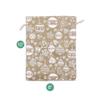 12-Pack 8x10 Reusable Jute Burlap Canvas Gift Bags w. Drawstrings (Christmas Ornaments, Large) - for Presents, Party Favors, Retail, Samples by TheDisplayGuys view 2