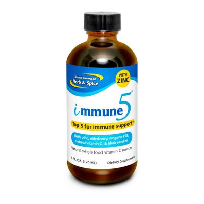 NORTH AMERICAN HERB & SPICE Immune-5 4 fl oz Liquid