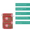12-Pack 4x6 Reusable Red Jute Burlap Gift Bags w. Drawstrings (Christmas Letters, Small) - for Presents, Party Favors, Retail, Samples by TheDisplayGuys view 4
