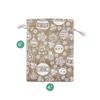 12-Pack 4x6 Reusable Jute Burlap Canvas Gift Bags w. Drawstrings (Christmas Ornaments, Small) - for Presents, Party Favors, Retail, Samples by TheDisplayGuys view 2