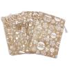 12-Pack 4x6 Reusable Jute Burlap Canvas Gift Bags w. Drawstrings (Christmas Ornaments, Small) - for Presents, Party Favors, Retail, Samples by TheDisplayGuys view 3