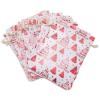 12-Pack 4x6 Reusable Cotton Canvas Muslin Gift Bags w. Drawstrings (Christmas Tree, Small) - for Presents, Party Favors, Retail, Samples by TheDisplayGuys view 3