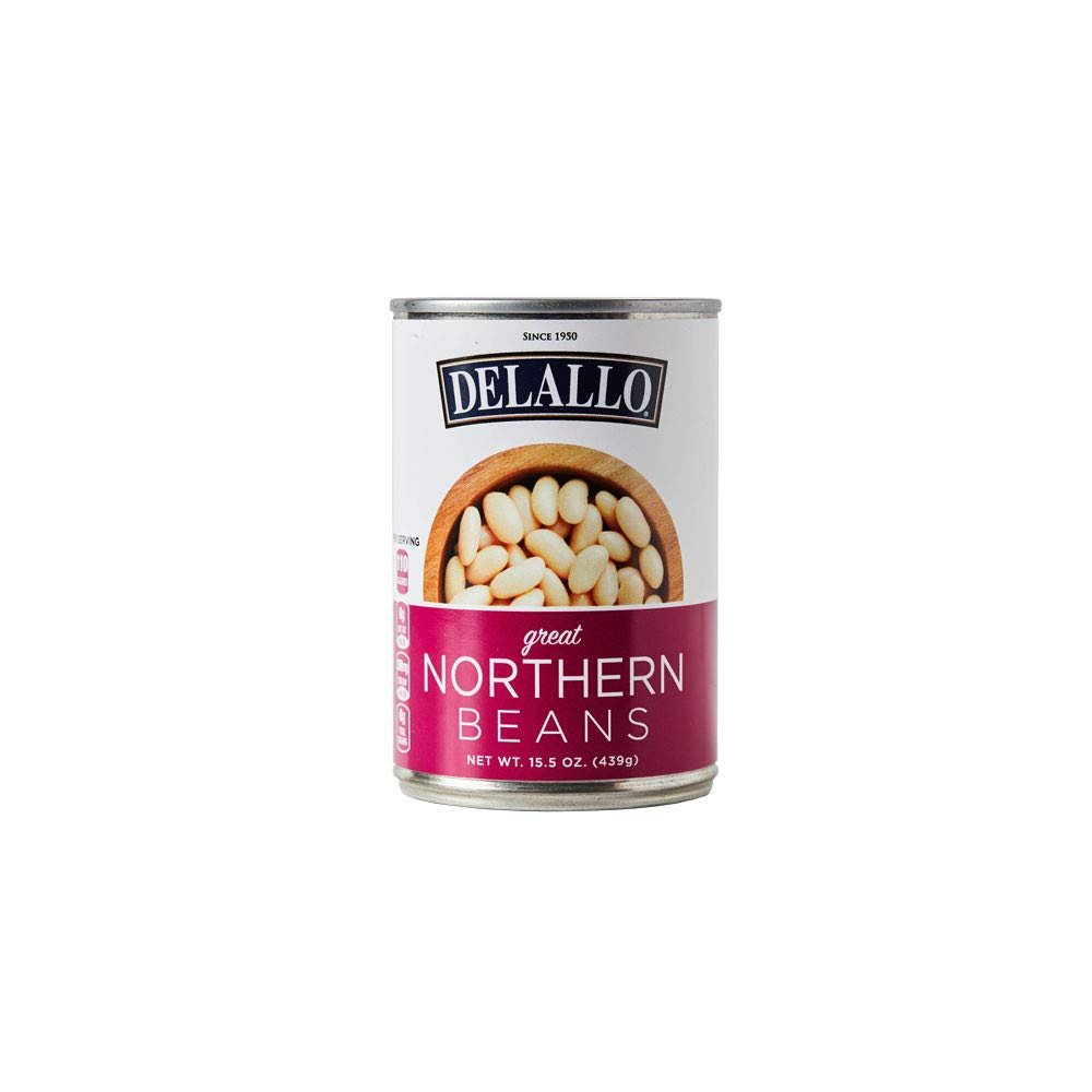 DeLallo Great Northern Beans 15.5 oz. (6 pack)