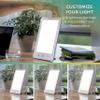 Verilux HappyLight Touch Plus - Light Therapy Lamp with 10,000 Lux, UV-Free, LED Bright White Light with Adjustable Brightness, Color, Countdown Timer, & Detachable Stand - Boost Mood, Sleep, & Focus view 4