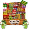 Mexican Candy Assortment Snacks Pack - Variety of Spicy, Sweet, and Sour Candies, Includes Lucas Candy, Pelon Pelo Rico, Pulparindo, Rellerindo, by LookOn - 90 Count view 1