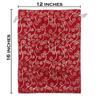 12-Pack Red Velvet Christmas Gift Bags w/Drawstring - XXLarge (Gold Swirls 12x16) - garment pouches for Party Favor, Goodie by The Display Guys view 2
