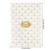 MIAHART 100 Gold Christmas Snowflake Tissue Paper Sheets 50 * 35cm Christmas Wrapping Paper for DIY and Craft Gift Bags Decorations(Gold) view 3
