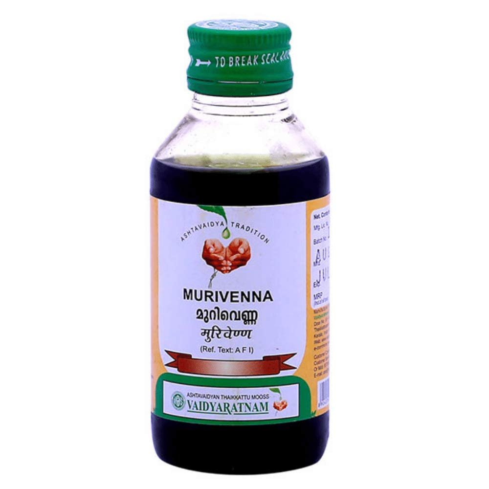 Vaidyaratnam Murivenna 200 ml (Pack of 2)