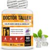 Doctor Taller Kids - Kids Multivitamins, Toddler Vitamins - Support Bone Strength, Enhanced Immunity with Calcium, Multivitamins for Ages 2 to 9 - Grape Flavor - 90 Chewable Tablets | 6 Weeks Supply view 1