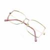 VisionGlobal Blue Light Blocking Glasses for Women, Anti Eyestrain, Computer Reading, TV Glasses, Stylish Square Frame, Anti Glare(Pink,+0.75 Magnification) view 1