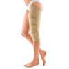 circaid juxtafit Essentials Upper Leg with Knee Short Beige Left Large view 1