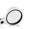 Handheld Magnifier 30x Magnifying Glass with LED Light Magnifying Mirror 3 Dimming Modes Magnifying Lens for Home Learning Reading and Fault Finding view 3