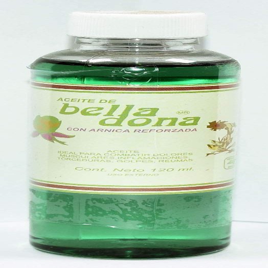 12 Bottles ANAHUAC Oil ACEITE BELLADONA REFORZADA CON Arnica 4.05 FL. OZ. 120 ML