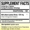 Biotech Nutritions Wild Lettuce Extract 1200 mg Serving 120 Vegetable Capsule Gelatin Free Made in USA Most Potent Lactuca Virosa Vegan and Non-GMO view 2