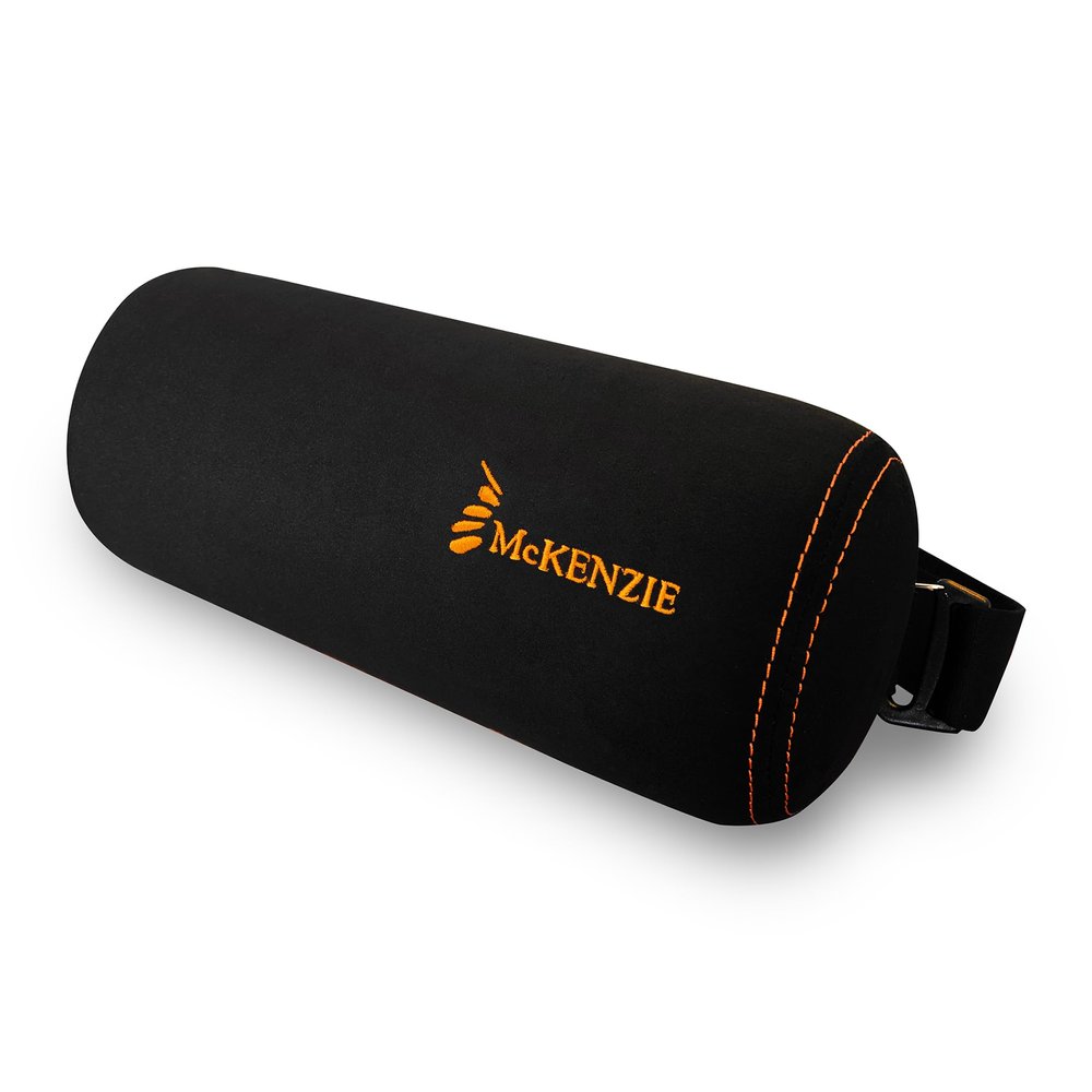 OPTP The Original McKenzie Signature Lumbar Roll Premium Made Lumbar Pillow, Firm Lower Back Support for Chair and Lumbar Support for Car - for Improved Posture and Support