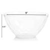 Stunning White Embossed Bowls - 9" (Pack of 25) - Premium Quality, Unique & Eye-Catching Tableware - Ideal for Any Event view 3
