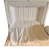 New Beautiful Solid White Casket/Silver Hardware/White Interior Comes in Several Colors and Styles! view 3