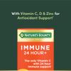 Nature's Bounty Immune 24 Hour +, 2 Softgels per Day, 50 Count view 3