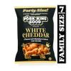 Pork King Good White Cheddar Pork Rinds 7 OZ FAMILY SIZE (Chicharrones - Keto Snacks) view 1