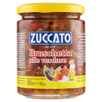 Bruschetta alle Verdure grigliate - Vegetables bruschetta - Zuccato Net WET 9.88oz (280g)