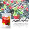 powbab Cranberry Powder from 100% USA Grown Organic Dried Cranberries. No Added Sugar. Pure Fruit, Unsweetened Cranberry. Not Freeze Dried. (3.5 Oz) view 2