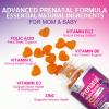 Prenatal Vitamins for Women 1335mcg - Pregnancy Vitamins Gummies with Folic Acid, Vitamin A, C, D3, B12, B6 - Prenatal Multivitamin Gummy for for Fetal Support, Pregnant & Nursing Women - 60 Gummies view 3