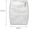 20 Pcs Replaceable 5 Layers PM2.5 Carbon Masks Filter for Adult view 2