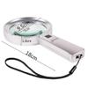 10X Magnifying Glass LED Large Handheld Mode Reading for Seniors Low Vision Books Pages Magazines Newspapers Maps Jewelry view 2