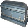 New Diamond Blue/Silver Casket Save Thousands ON Funeral Cost!!! view 2