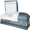 New Diamond Blue/Silver Casket Save Thousands ON Funeral Cost!!! view 3