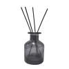 1PCS 150ml/5oz Empty Refillable Glass Diffuser Bottle Exquisite Essential Oils Container for DIY Replacement Aromatherapy Diffuser Sticks Sets Essential Oils Crafts Decor(Grey) view 1